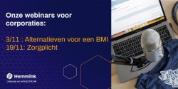 Webinar speciaal voor de corporatiesector georganiseerd door Hemmink