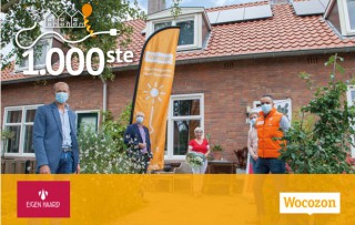 Mijlpaal voor Wocozon en Eigen Haard: samen 1.000 zonne-installaties geplaatst in één jaar!
