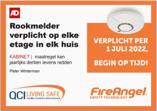 Rookmelders verplicht vanaf 1 juli 2022, dienstverlening op maat!