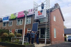 Woningcorporatie Actium viert plaatsing 30.000ste zonnepaneel