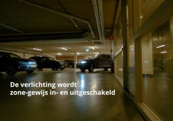 Licht 'aan' in parkeergarage alleen als het nodig is