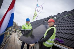 Deze energiezuinige woningen in Veenendaal krijgen zonnepanelen op het dak, waardoor de woonlasten voor de huurders een stuk lager zijn